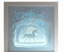 Magic Lamp for Kids with Motion Sensor Frozen Elsa, Fairy Tale Magic World Light for Kids, H