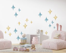 Stars Wall Decals for Circus Tent Wall Decals Collection