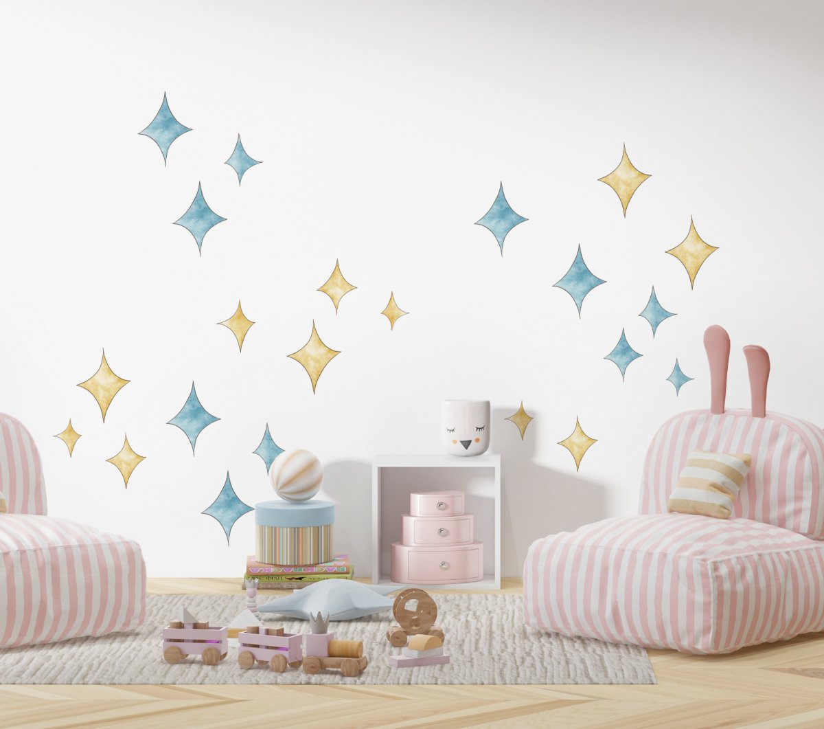 Stars Wall Decals for Circus Tent Wall Decals Collection